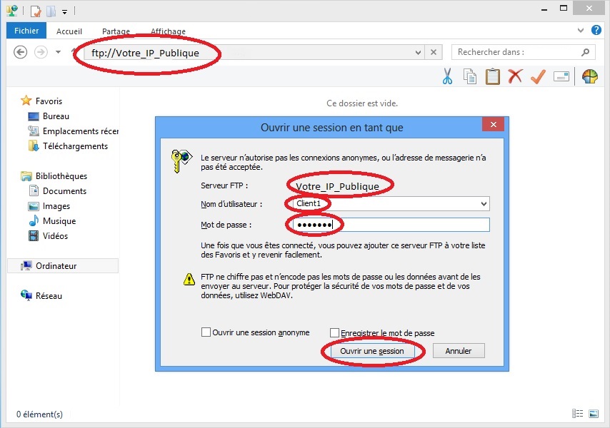 Configurer un serveur FTP : Windows Serveur
